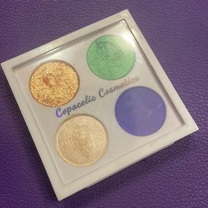 COPACETIC COSMETICS quad eyeshadow palette indie flaky metallic SPRING FLING